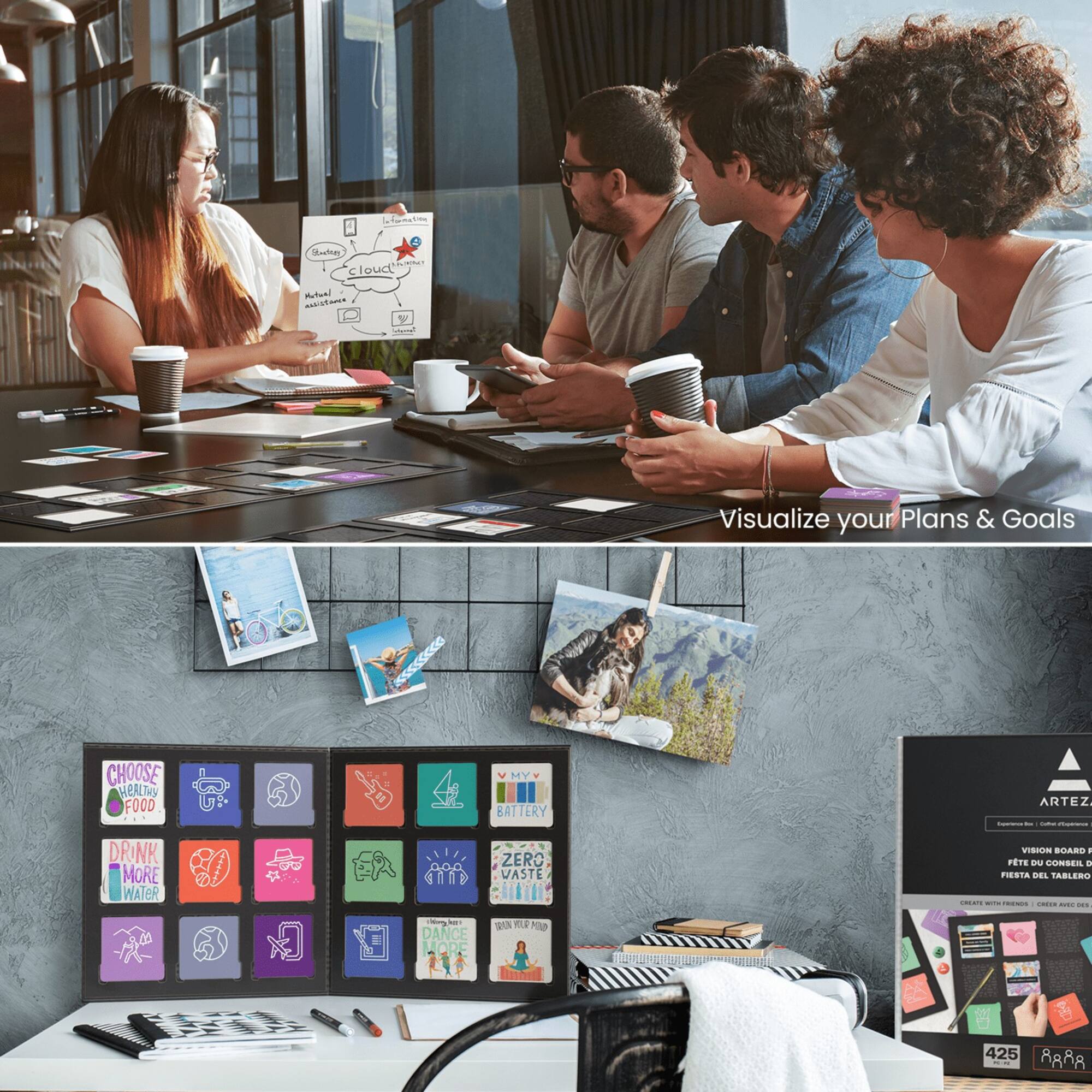 Arteza® Experience Box 425 Piece Vision Board Party Kit